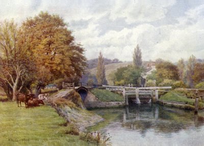 Mapledurham Lock 作： Alfred Robert Quinton